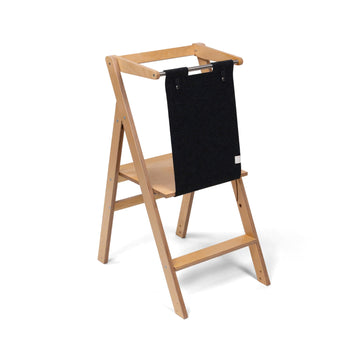 Ette Tete STEP’n’FOLD opvouwbare verstelbare leertoren – Naturel hout – productbeeld 4 — 4