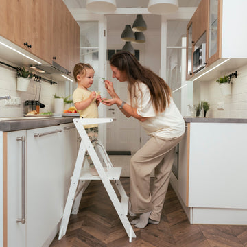 Ette Tete STEP’n’FOLD opvouwbare verstelbare leertoren – Zwart – productbeeld 7 — 7