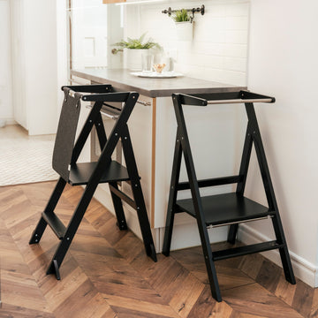 Ette Tete STEP’n’FOLD opvouwbare verstelbare leertoren – Grijs – productbeeld 5 — 5