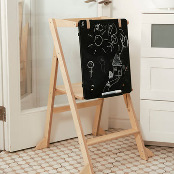 Ette Tete STEP’n’FOLD opvouwbare verstelbare leertoren – Grijs – productbeeld 6 — 6