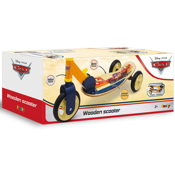 Three-Wheeled Wooden Scooter - Cars — 2