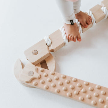 Ette Tete TipiToo® Mini evenwichtsbalk – wit touw – productbeeld 13 — 13