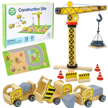 Wooden Construction Site With Vehicles — 15
