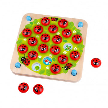 Wooden Educational Memory Puzzle Ladybugs — 3