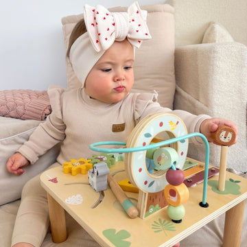 Wooden Educational Table Musical Sensory Maze 5in1 — 12