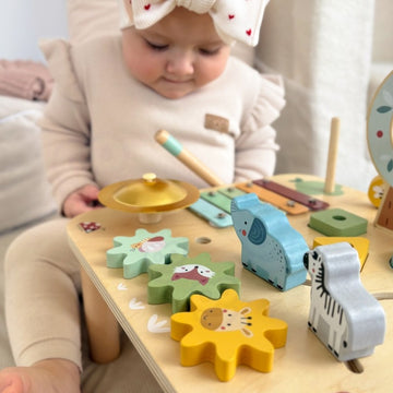 Wooden Educational Table Musical Sensory Maze 5in1 — 7