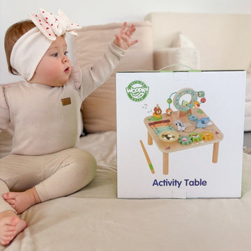 Wooden Educational Table Musical Sensory Maze 5in1 — 8