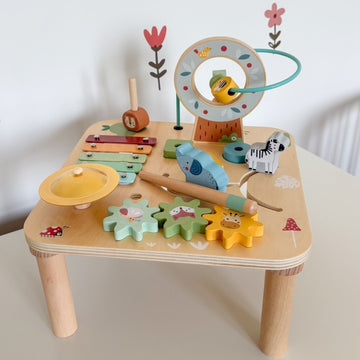Wooden Educational Table Musical Sensory Maze 5in1 — 6