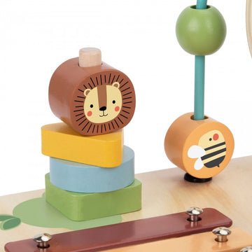 Wooden Educational Table Musical Sensory Maze 5in1 — 4