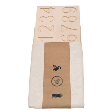 Wooden Montessori Number Board — 3