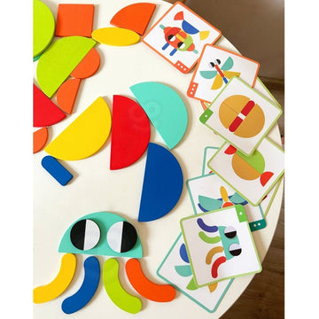 Wooden Montessori shape Puzzle — 8