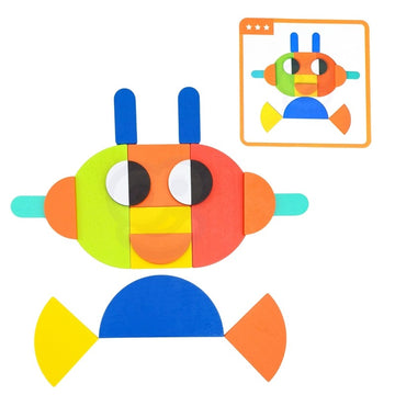 Wooden Montessori shape Puzzle — 3