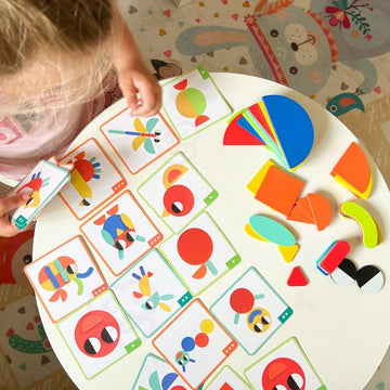 Wooden Montessori shape Puzzle — 9