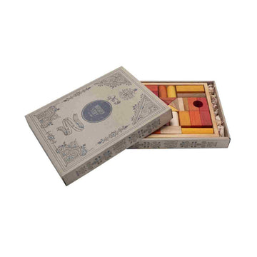 Wooden Blocks in a Box – Warm Colors, 30 Pieces — 2