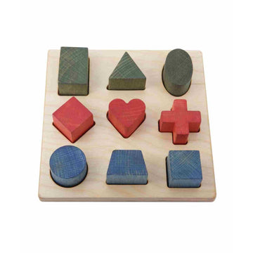 Wooden Shape Sorting Blocks - Colors — 2