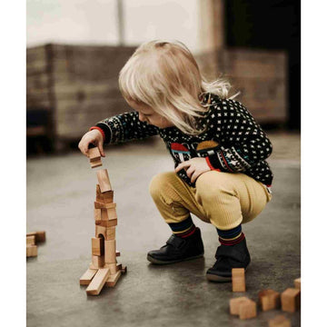 Wooden Tower Puzzle - Colorful — 3